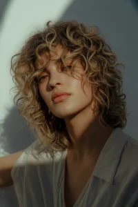 Curly Shag with Messy Texture Finish