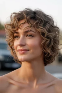 Curly Wolf Cut for Thick Curly Hair