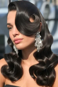 Deep Side Part Hollywood Waves