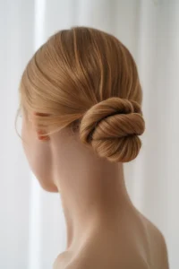 Double Twisted Low Bun