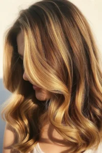 Golden Blonde Highlights