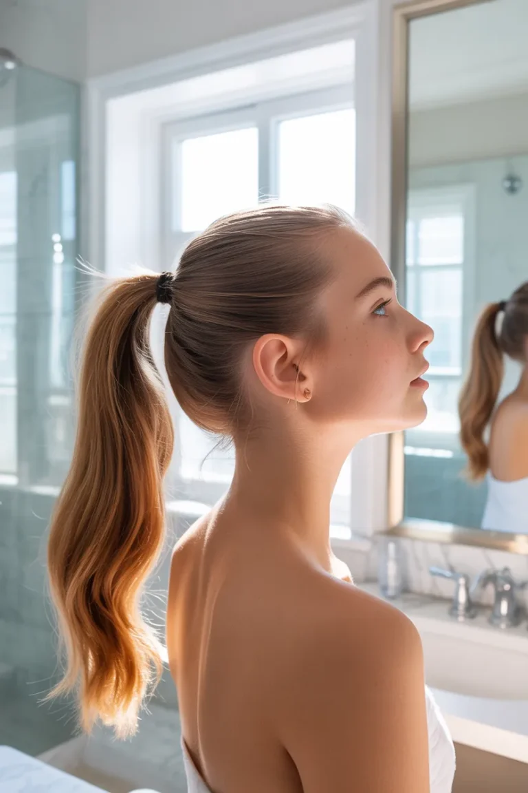 High Sleek Ponytail