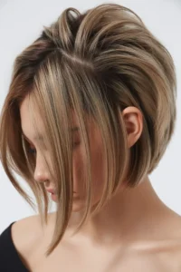 Layered Bob With Crown Lift