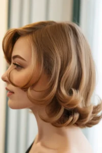 Layered Hair with Flip Ends