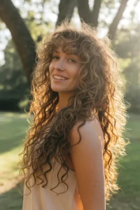 Long Layers With Natural Frizz Texture