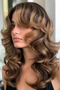 Long Layers With Soft Blowout Curls
