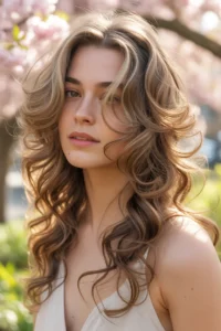 Long Layers for Loose Curls