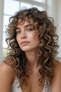 Long Layers for Thick Curly Hair