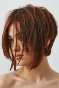 Long Pixie Bob with Shaggy Layers