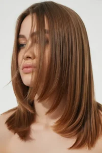 Long Shag with Sleek Straight Finish