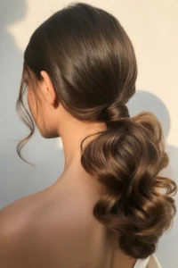Low Ponytail with Loose Waves