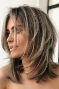 Medium Shag for Fine Hair