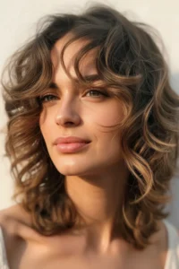 Medium Shag with Soft Curls