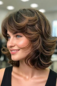 Medium Shag with Volume Crown