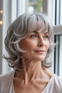 Modern Shag for Mature Hair