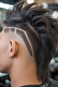 Mohawk Faded Mullet