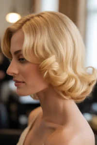 Old Money Blonde with Soft Curl Ends