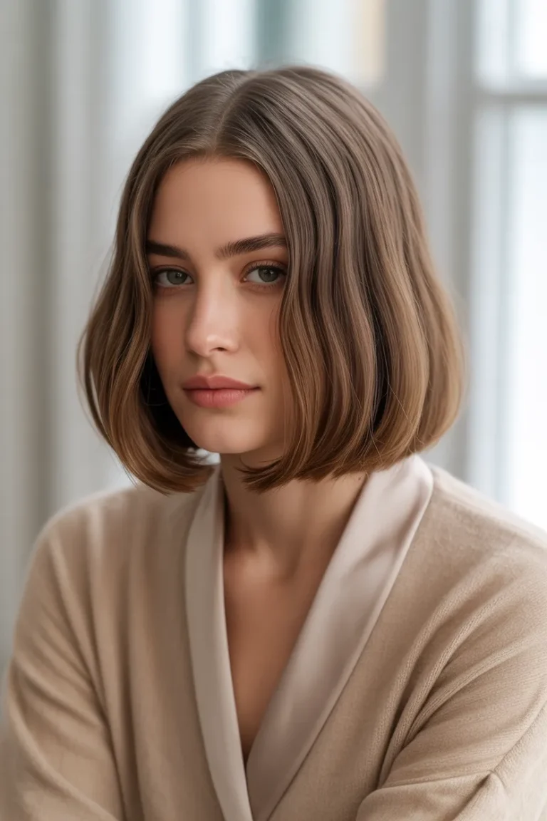 Old Money Bob with Middle Part