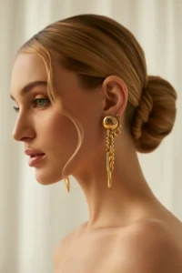 Old Money Low Bun With Face-Framing Pieces