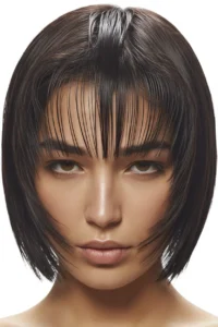 Razor Bob with Micro Bangs