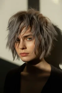 Razor Bob with Shaggy Texture