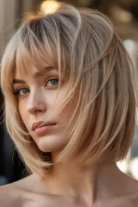 Razor Bob with Wispy Bangs