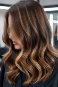 Rooted Brunette Balayage