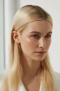 Scandinavian Blonde Sleek Look