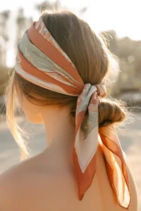 Scarf Wrap Hairstyle