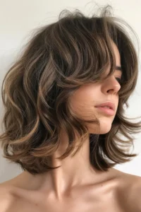 Shaggy Lob (Long Bob Shag)