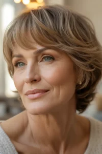 Short Hair With Wispy Bangs