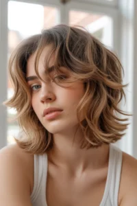 Shoulder-Length Wolf Cut