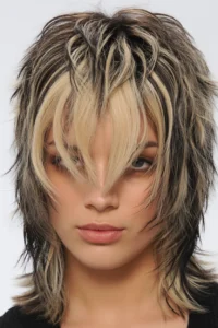 Skunk Hair with Wolf Cut