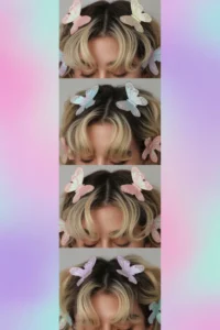 Skunk Highlights with Hair Clips (Y2K Accessories)