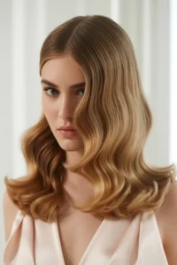 Sleek Middle Part + Loose Waves