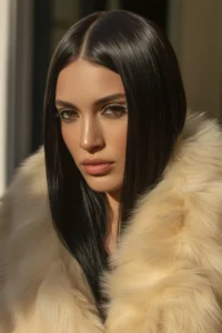 Sleek Straight Hair With High Shine