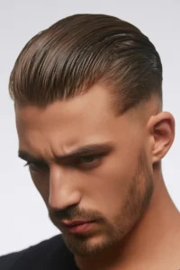 Slick Back with Natural Texture