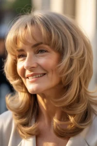 Soft Layered Cut with Bangs