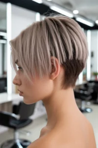 Stacked Undercut Bob