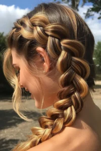 Streaky Highlights on Braids