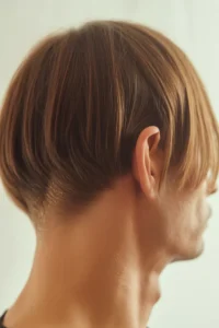 Subtle Mullet with Natural Straight Flow