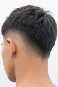 Subtle Mullet with Tapered Neckline