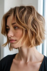 Textured Bob With Choppy Ends