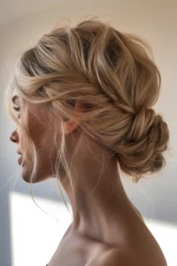 Textured Low Chignon
