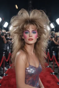 The Massive Teased Hair Explosion