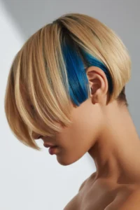 Undercut Bob with Color Pop