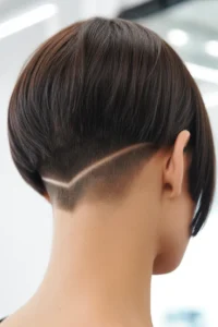 Undercut Bob with Shaved Nape
