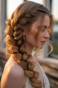 Waterfall Braid with Waves