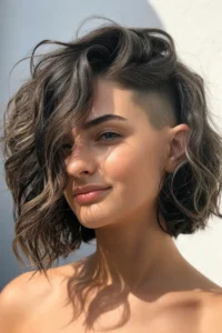 Wavy Undercut Bob