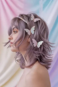 Wolf Cut with Accessories (Clips & Headbands)